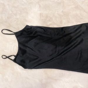 Black “sheer” tight dress